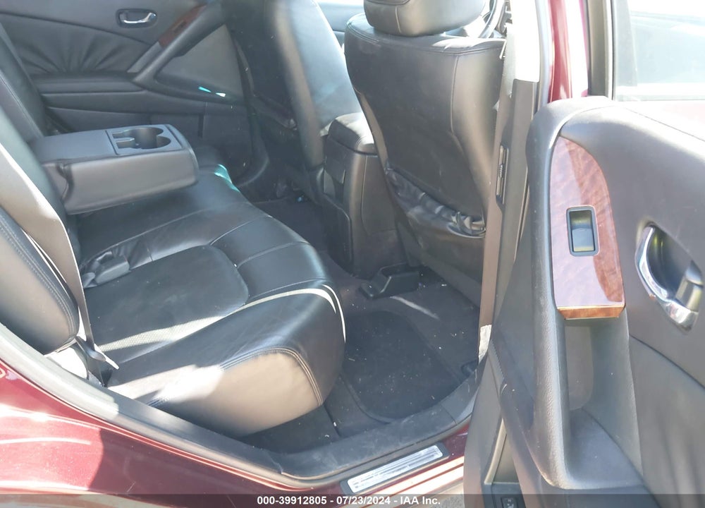 2009 NISSAN MURANO LE VIN: JN8AZ18W99W126543