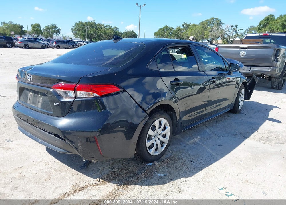 2022 TOYOTA COROLLA LE VIN: JTDEPMAE9NJ206972