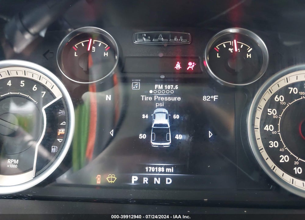 2013 RAM 1500 BIG HORN VIN: 1C6RR6GT3DS679909