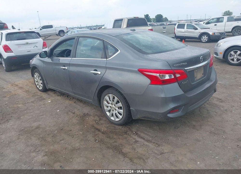 2017 NISSAN SENTRA SV VIN: 3N1AB7APXHL644593