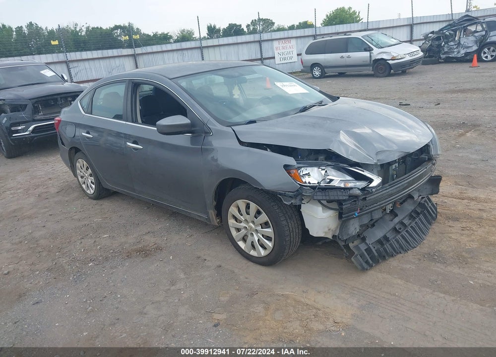 2017 NISSAN SENTRA SV VIN: 3N1AB7APXHL644593