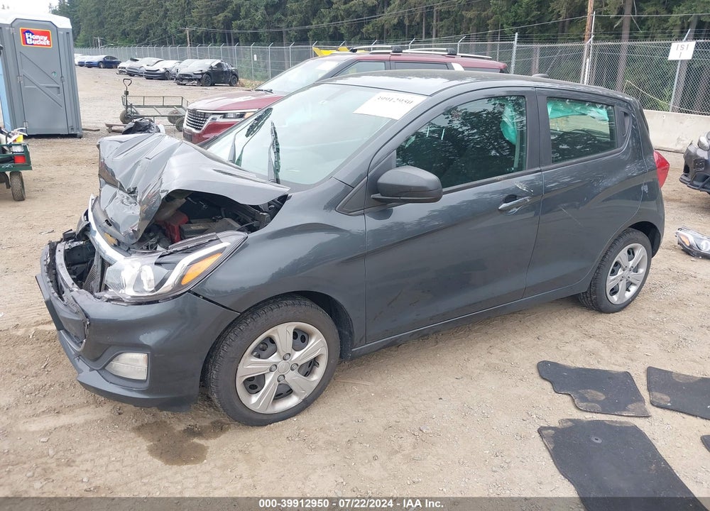 2021 CHEVROLET SPARK FWD LS MANUAL VIN: KL8CA6SA0MC714243