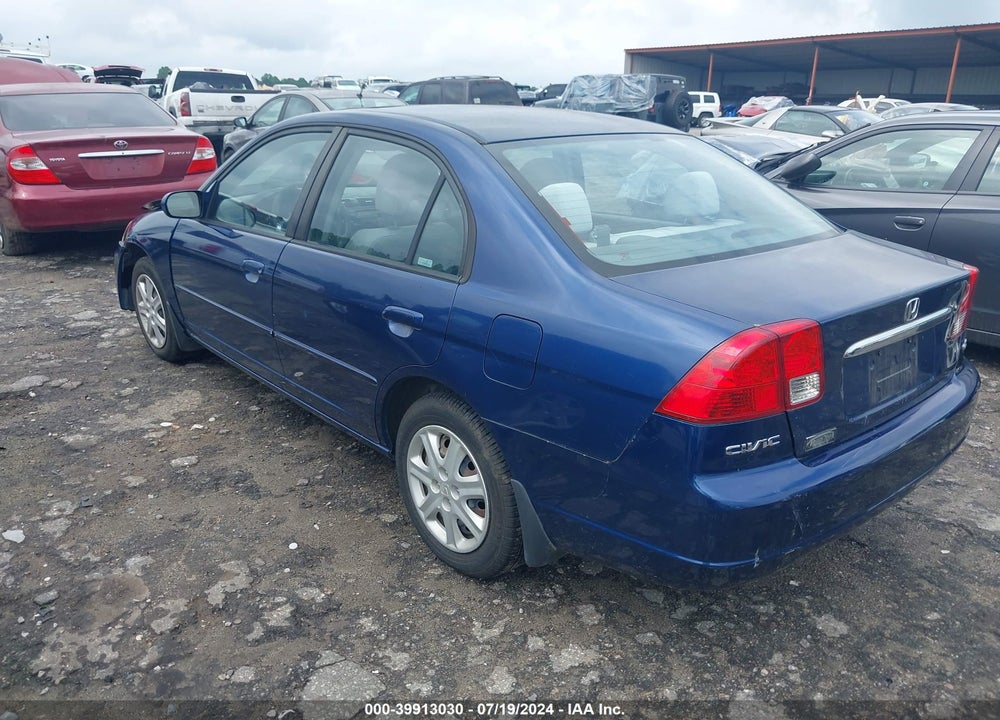 2003 HONDA CIVIC VIN: 1HGES267X3L029039