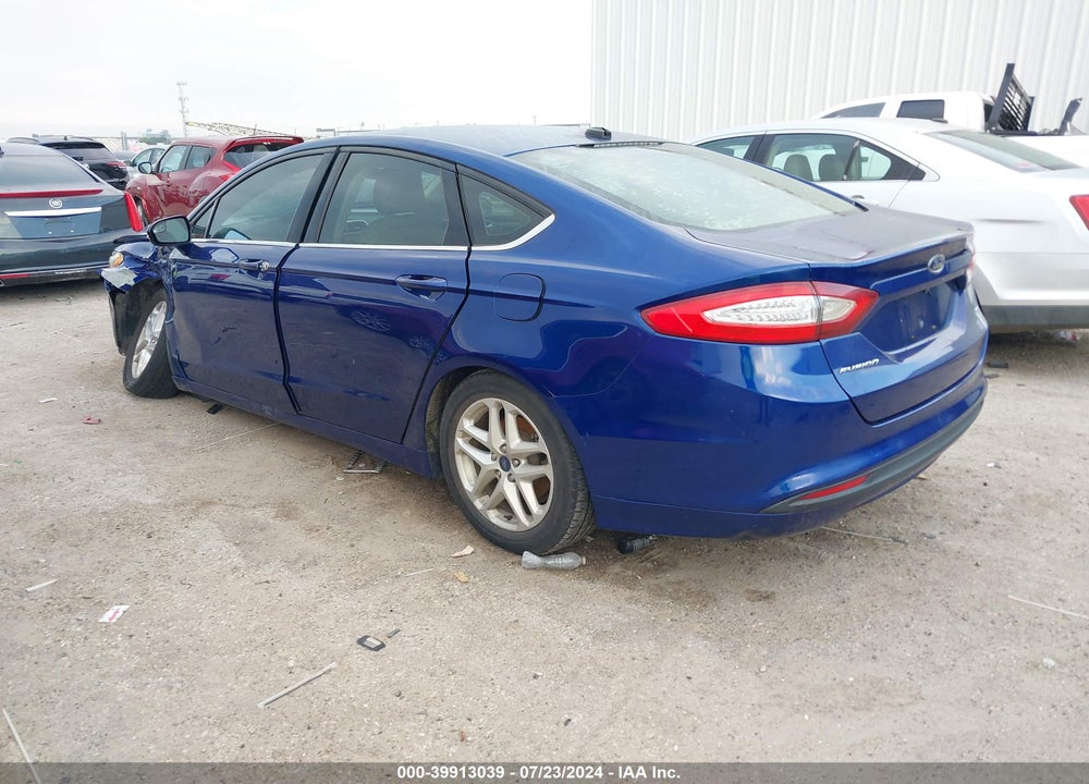 2016 FORD FUSION SE VIN: 3FA6P0H70GR346024