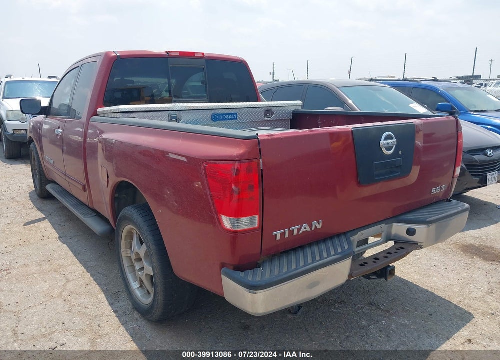 2007 NISSAN TITAN SE VIN: 1N6BA06A17N206413
