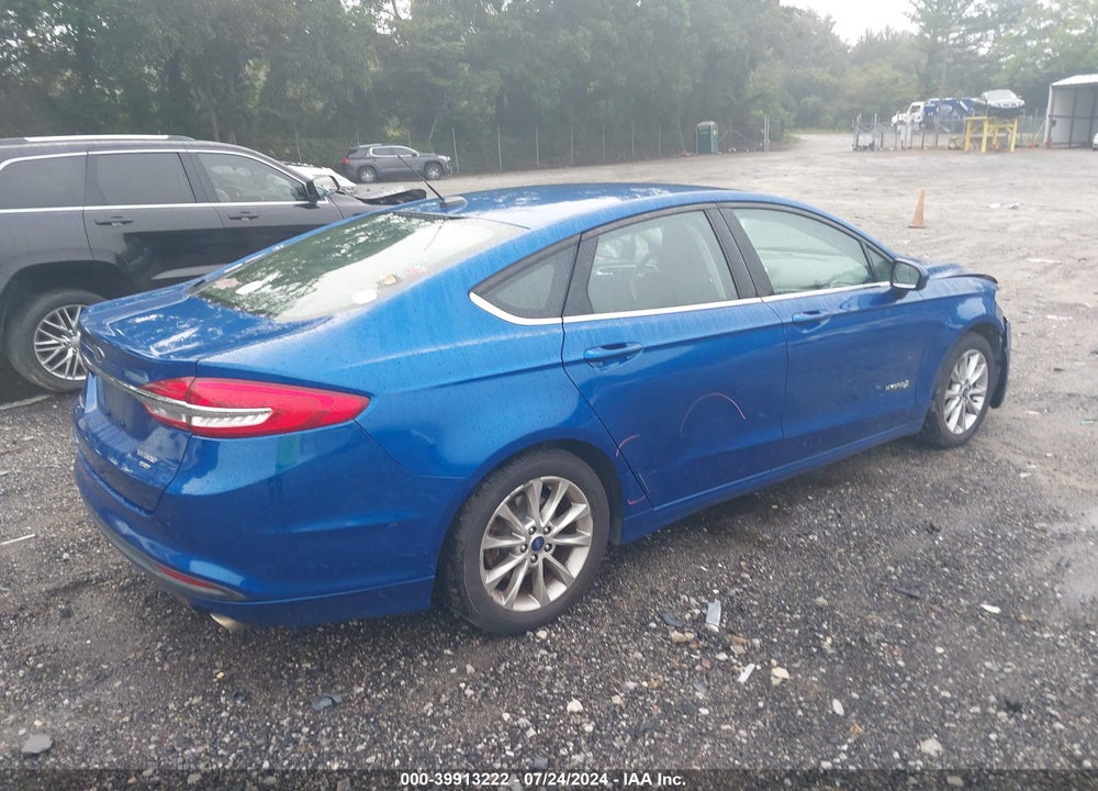 2017 FORD FUSION HYBRID SE VIN: 3FA6P0LU4HR381485