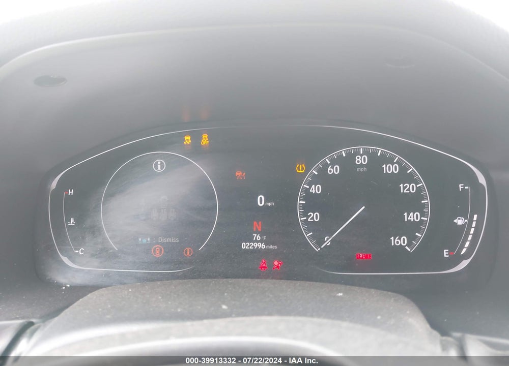 2022 HONDA ACCORD TOURING VIN: 1HGCV2F95NA003608