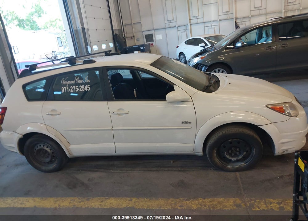 2005 PONTIAC VIBE VIN: 5Y2SL63885Z480554