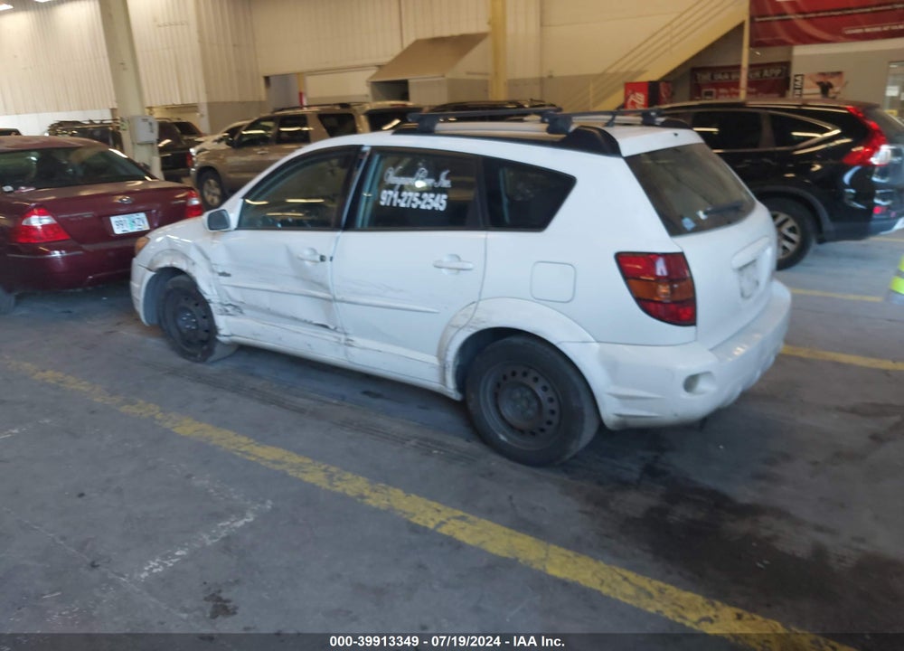 2005 PONTIAC VIBE VIN: 5Y2SL63885Z480554