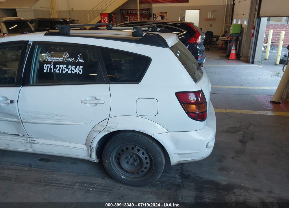 2005 PONTIAC VIBE VIN: 5Y2SL63885Z480554