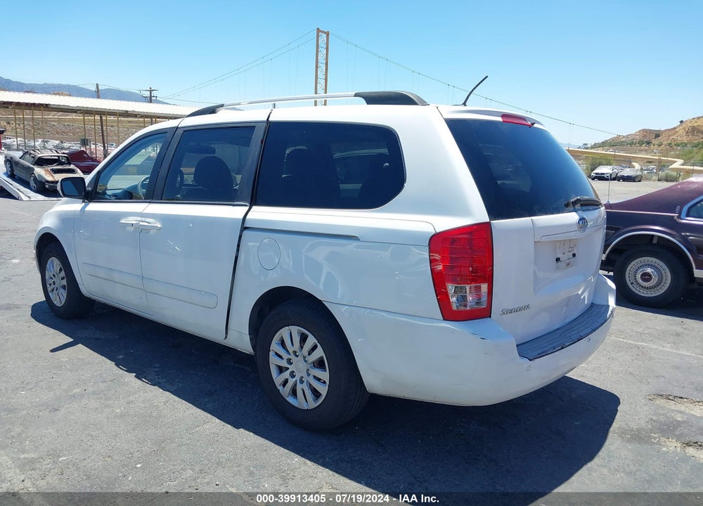 2011 KIA SEDONA LX VIN: KNDMG4C7XB6406400