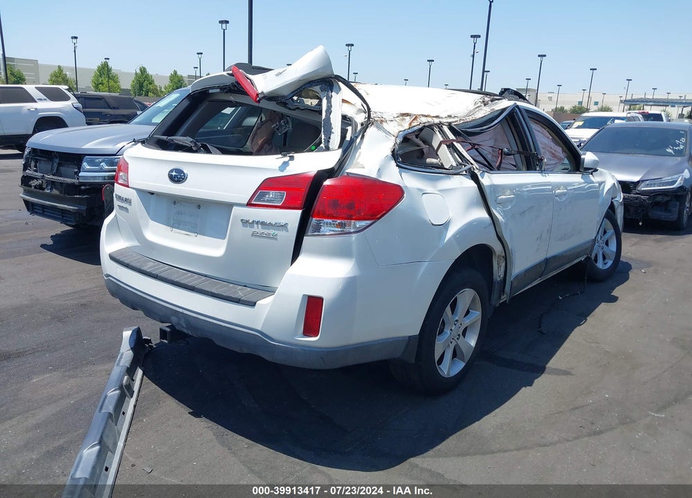 2013 SUBARU OUTBACK 2.5I PREMIUM VIN: 4S4BRBHC6D3220204