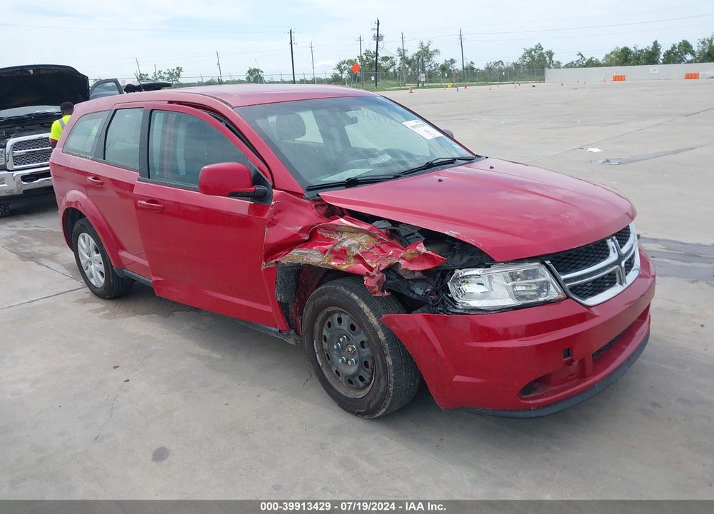 2014 DODGE JOURNEY AMERICAN VALUE PKG VIN: 3C4PDCAB8ET303588