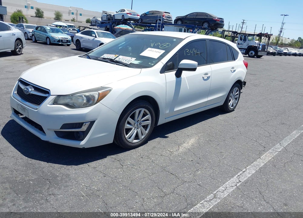 2015 SUBARU IMPREZA 2.0I PREMIUM VIN: JF1GPAC63FH206929