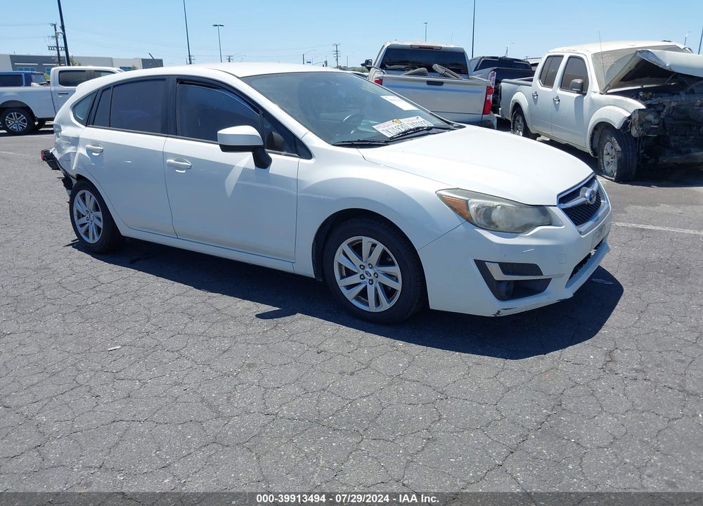 2015 SUBARU IMPREZA 2.0I PREMIUM VIN: JF1GPAC63FH206929