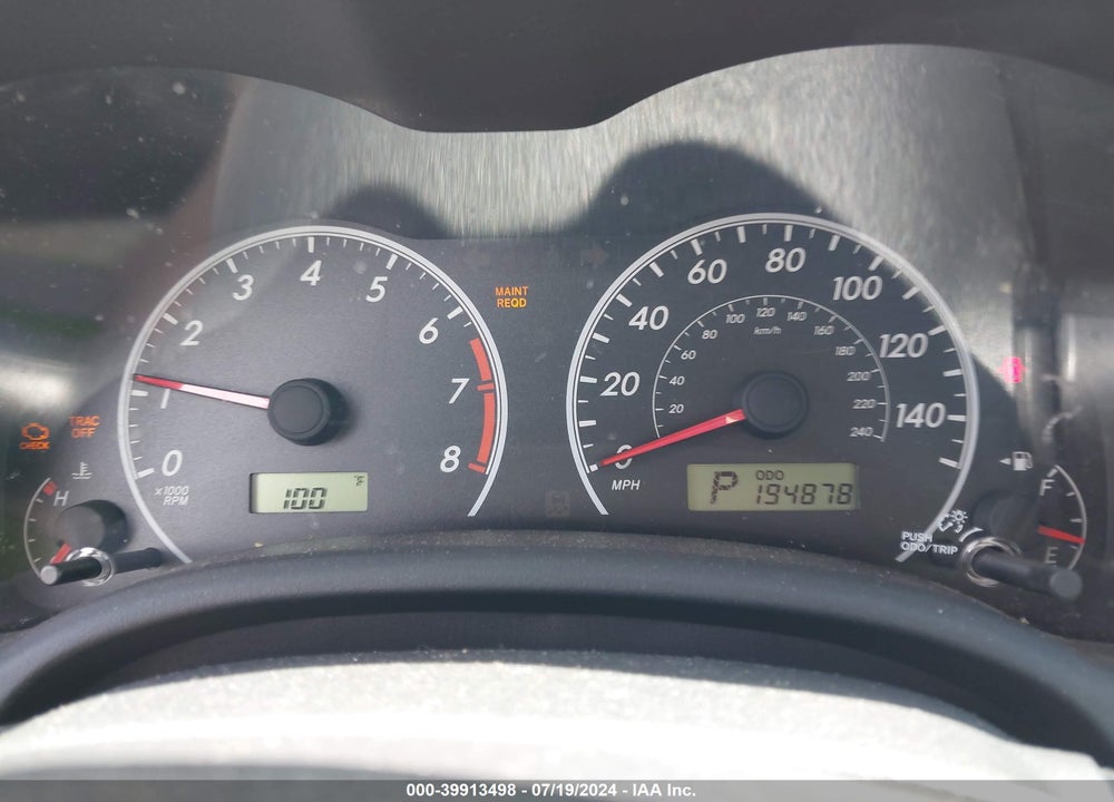 2012 TOYOTA COROLLA LE VIN: 2T1BU4EE3CC810192