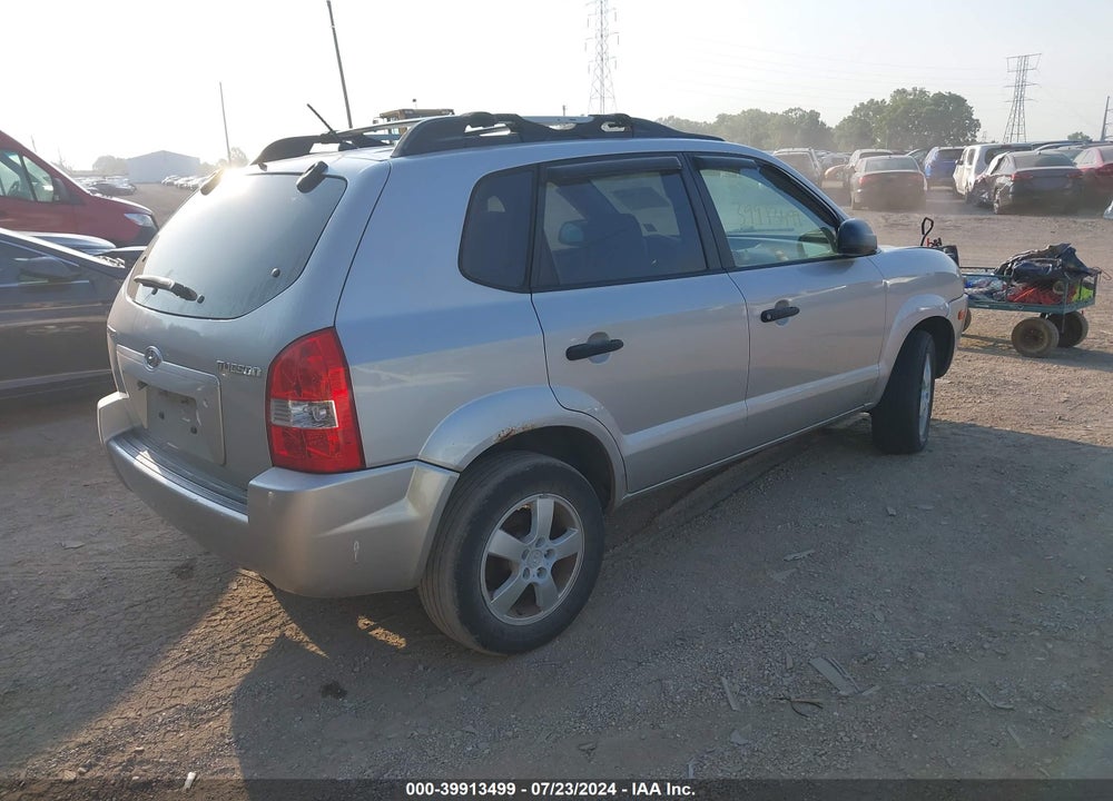 2006 HYUNDAI TUCSON GL VIN: KM8JM12B16U442022
