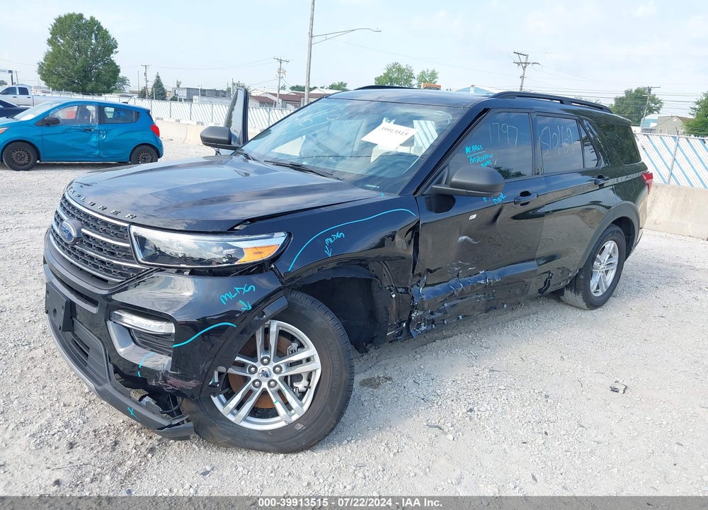 2022 FORD EXPLORER XLT VIN: 1FMSK8DH1NGA01797