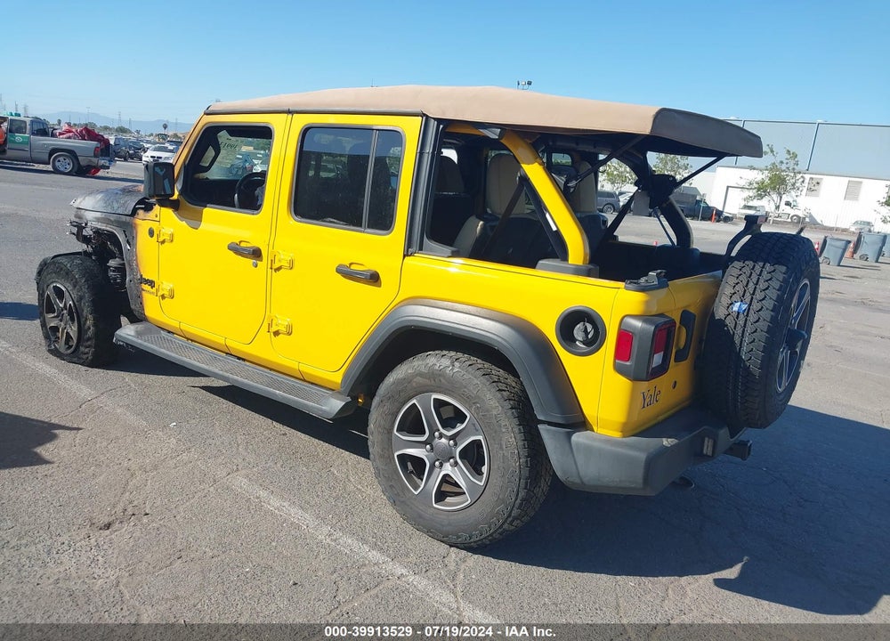 2020 JEEP WRANGLER UNLIMITED BLACK AND TAN 4X4 VIN: 1C4HJXDN5LW223408