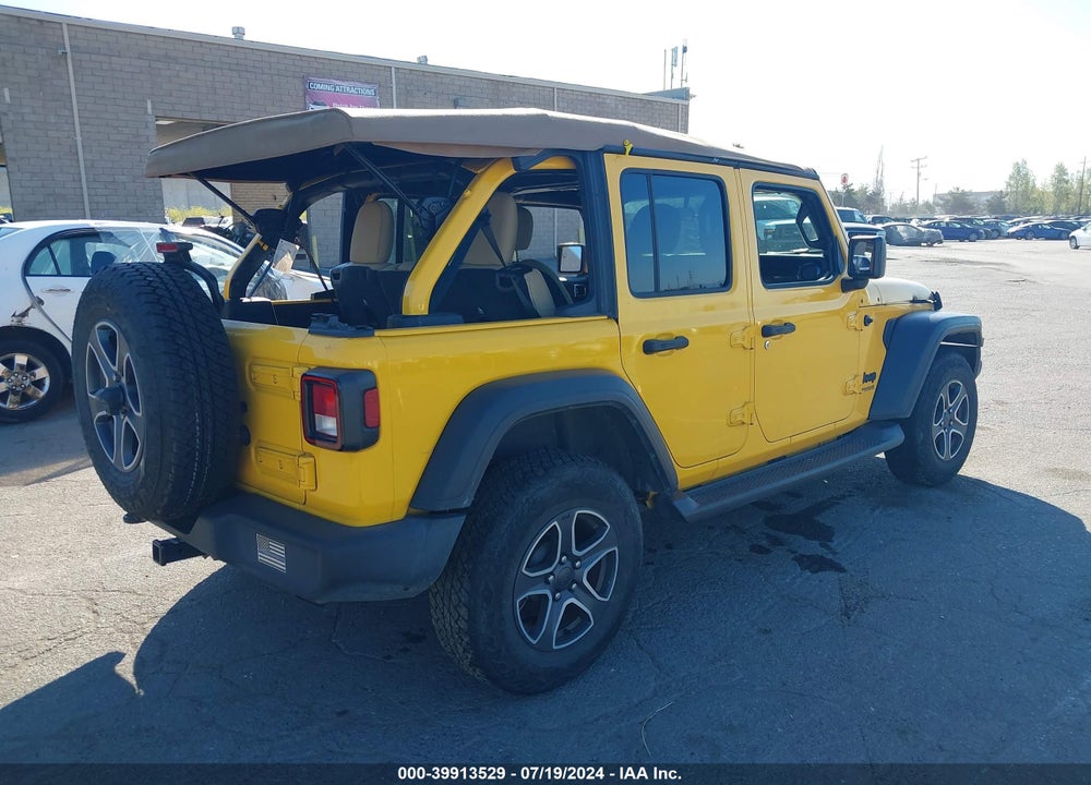2020 JEEP WRANGLER UNLIMITED BLACK AND TAN 4X4 VIN: 1C4HJXDN5LW223408