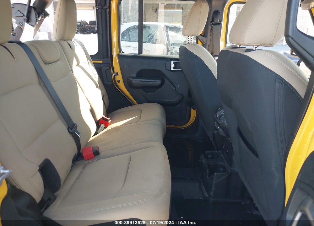 2020 JEEP WRANGLER UNLIMITED BLACK AND TAN 4X4 VIN: 1C4HJXDN5LW223408