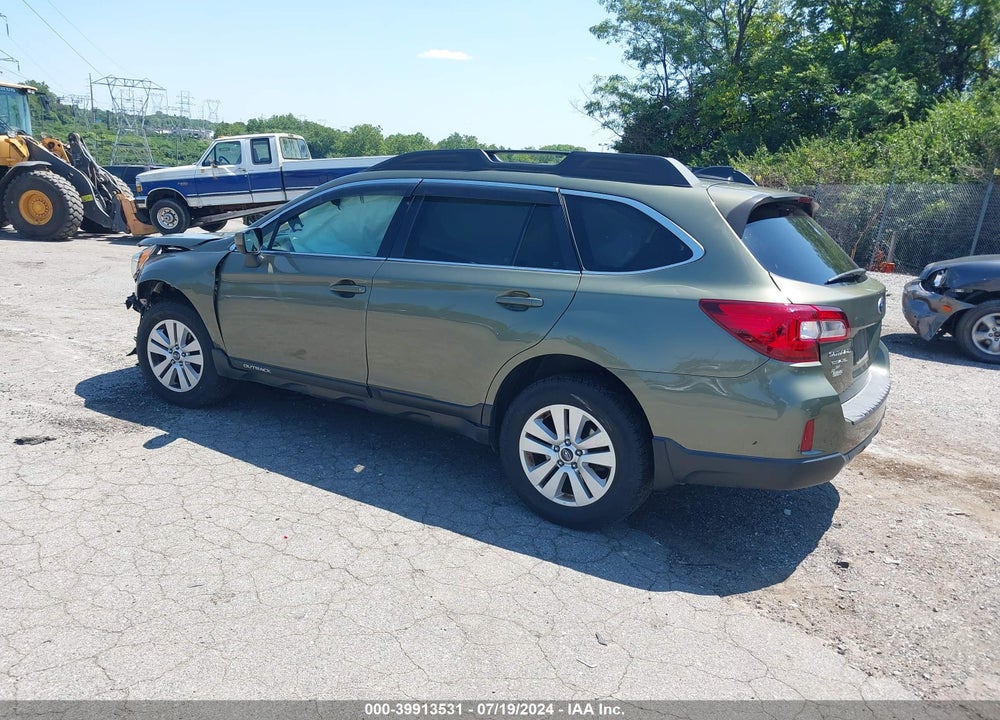2016 SUBARU OUTBACK 2.5I PREMIUM VIN: 4S4BSACC9G3360094