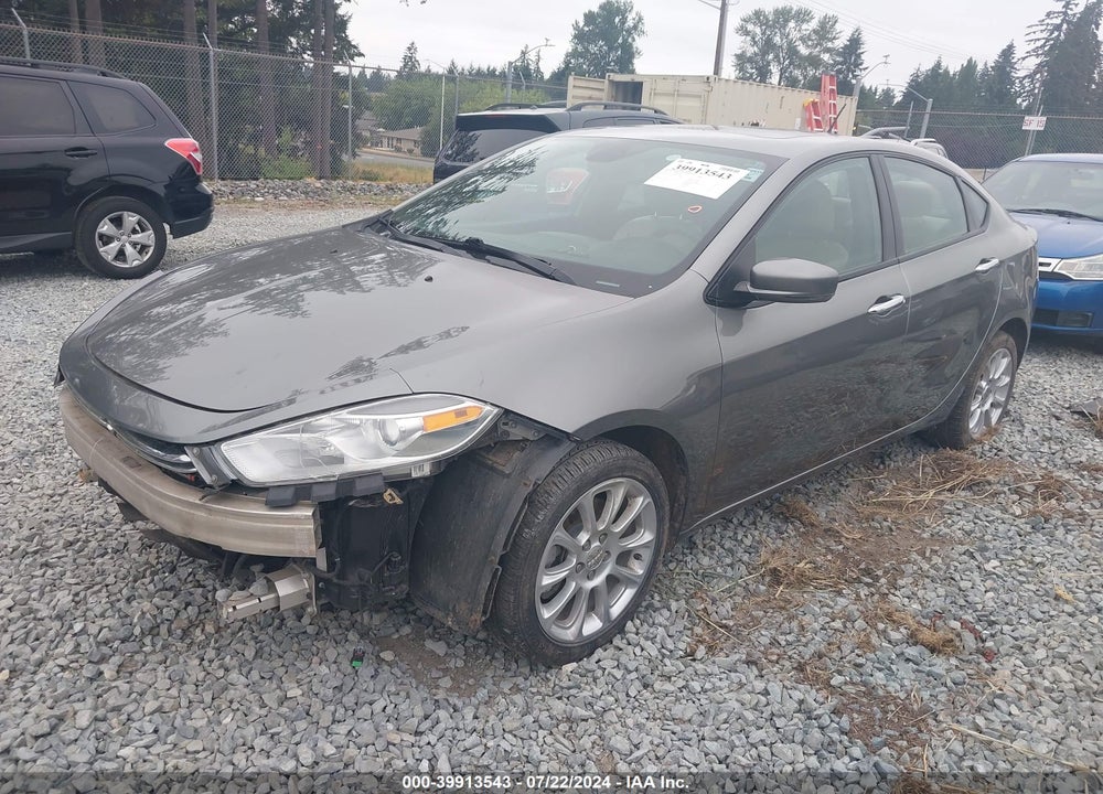 2013 DODGE DART LIMITED VIN: 1C3CDFCA6DD333296