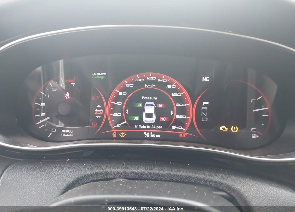 2013 DODGE DART LIMITED VIN: 1C3CDFCA6DD333296