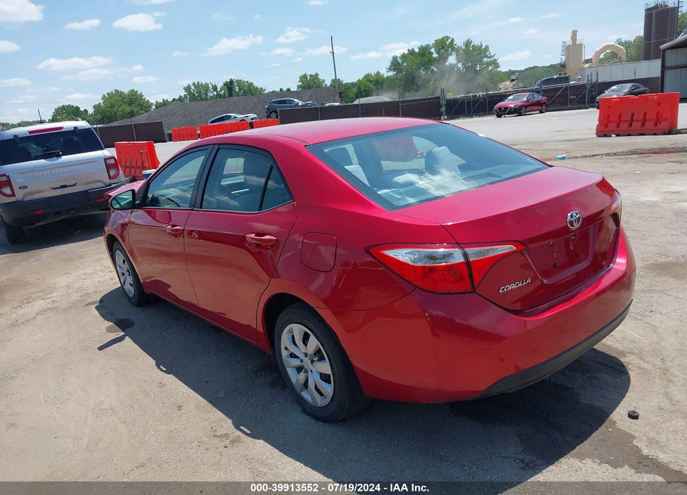 2014 TOYOTA COROLLA LE VIN: 2T1BURHE4EC028687