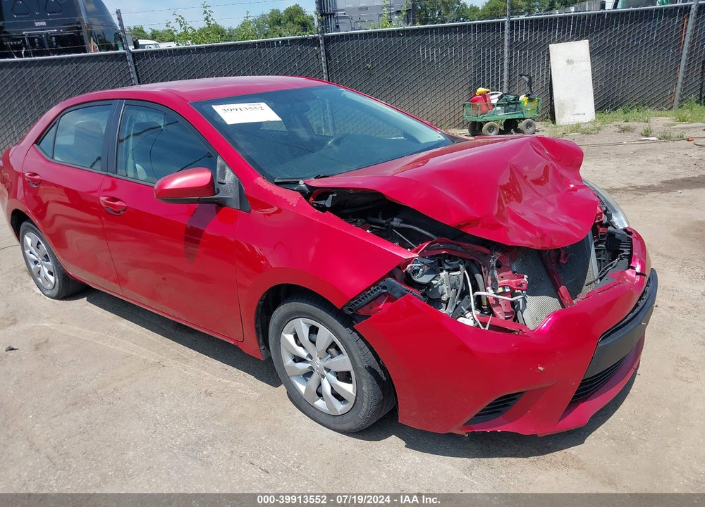 2014 TOYOTA COROLLA LE VIN: 2T1BURHE4EC028687