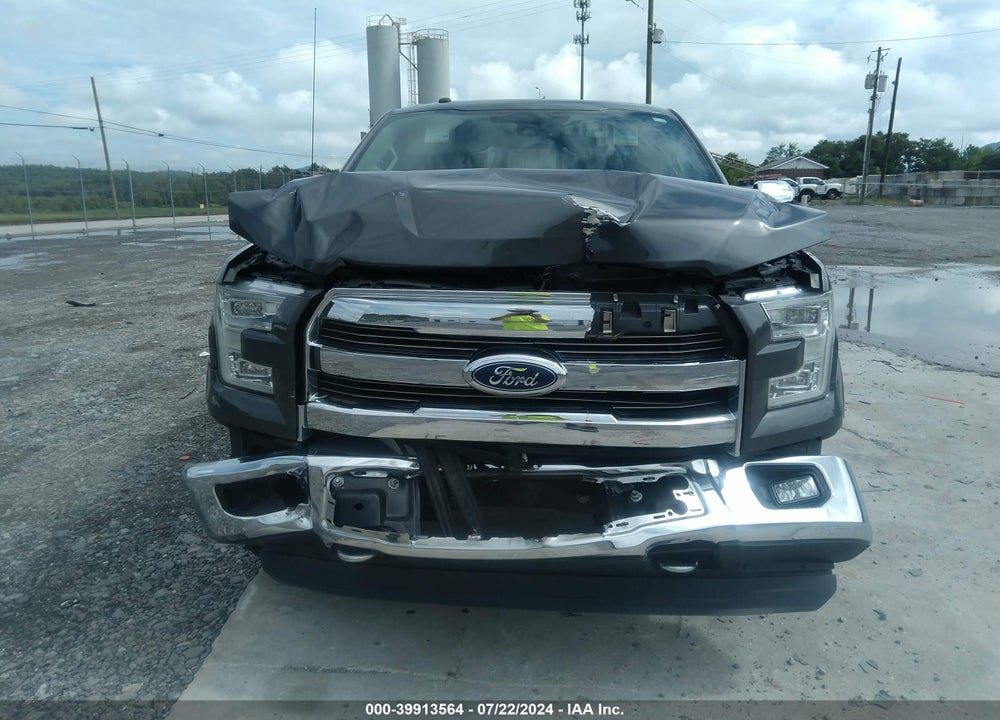 2016 FORD F-150 LARIAT VIN: 1FTFX1EF7GFA96371