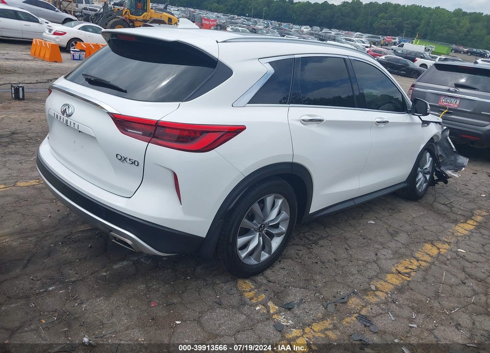 2021 INFINITI QX50 LUXE AWD VIN: 3PCAJ5BB4MF109002