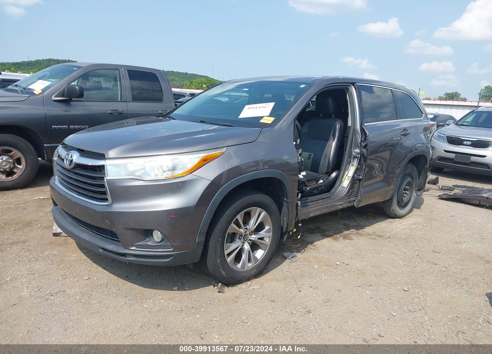 2016 TOYOTA HIGHLANDER LE PLUS V6 VIN: 5TDZKRFH1GS177036