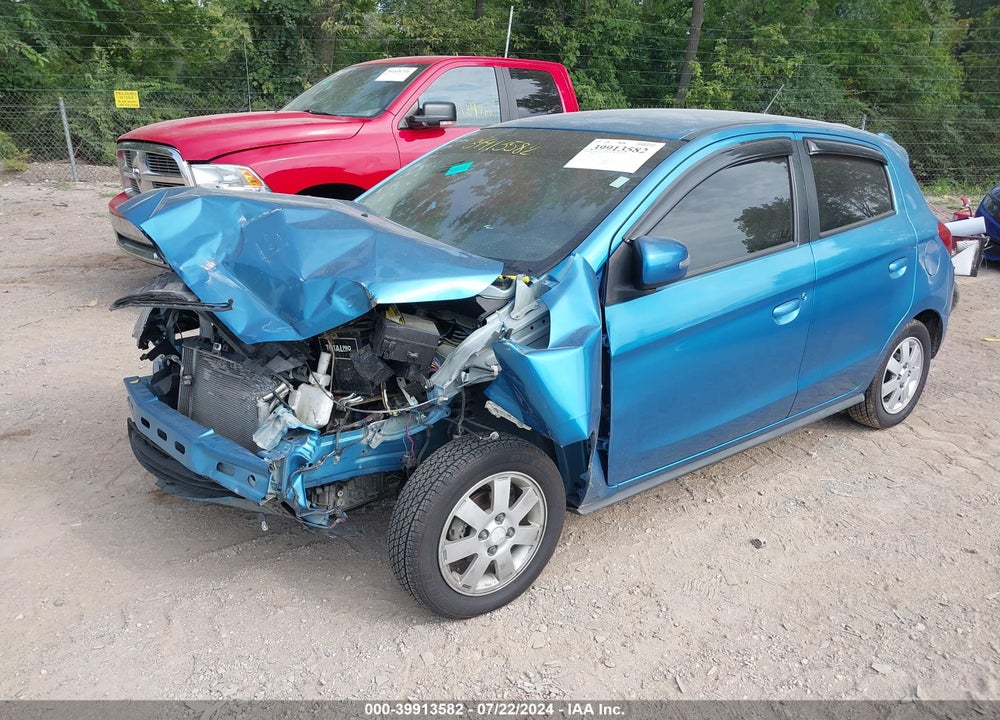2015 MITSUBISHI MIRAGE VIN: ML32A4HJ7FH033214