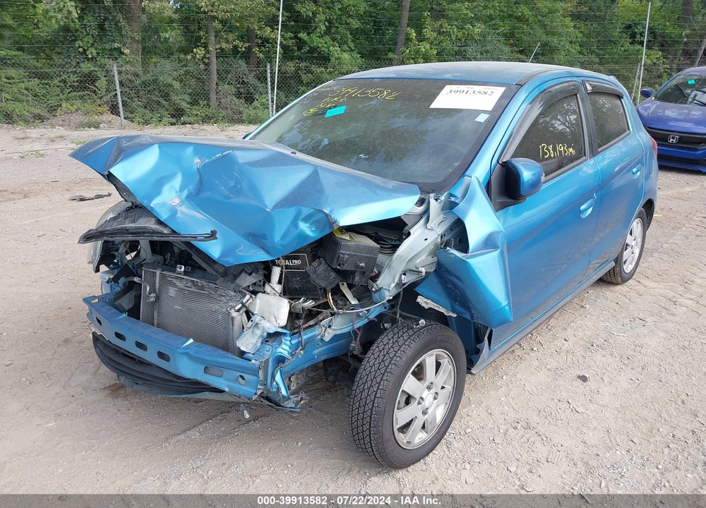 2015 MITSUBISHI MIRAGE VIN: ML32A4HJ7FH033214