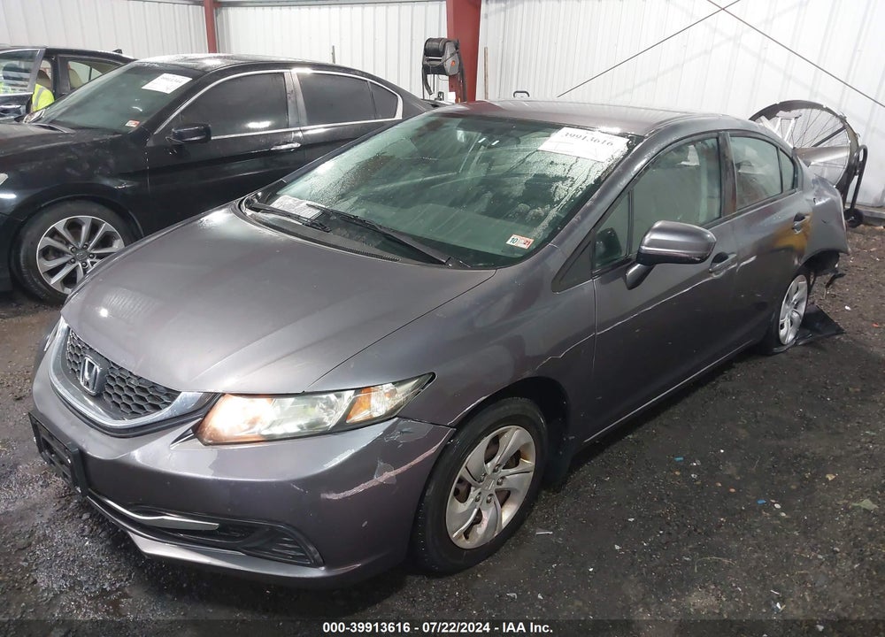 2014 HONDA CIVIC LX VIN: 19XFB2F53EE234053