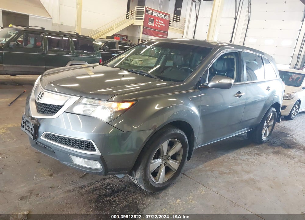 2011 ACURA MDX VIN: 2HNYD2H24BH502608