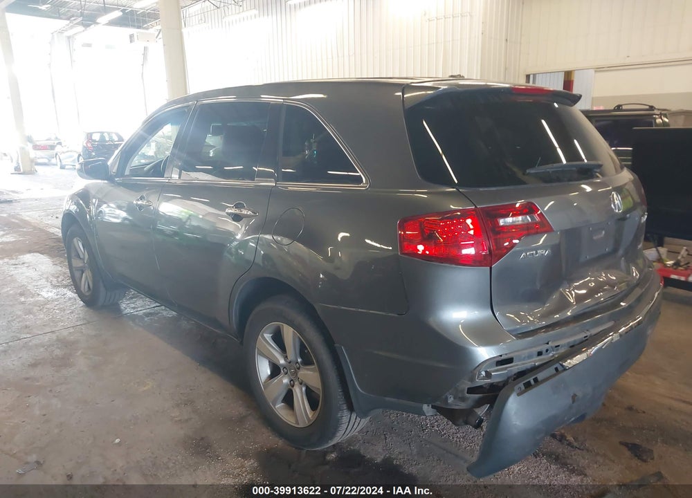 2011 ACURA MDX VIN: 2HNYD2H24BH502608
