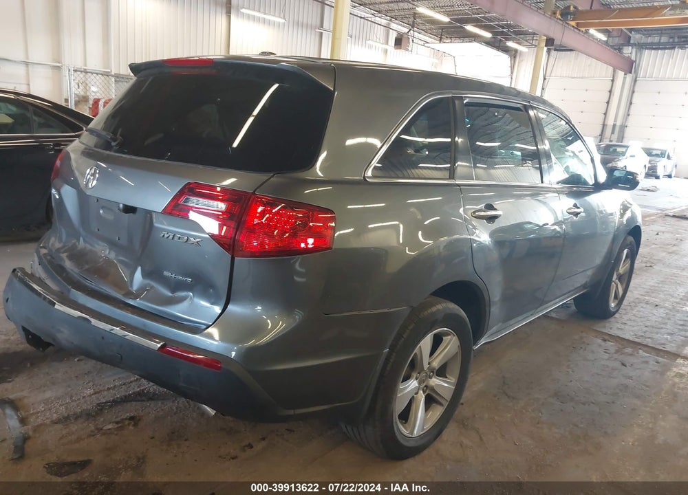 2011 ACURA MDX VIN: 2HNYD2H24BH502608