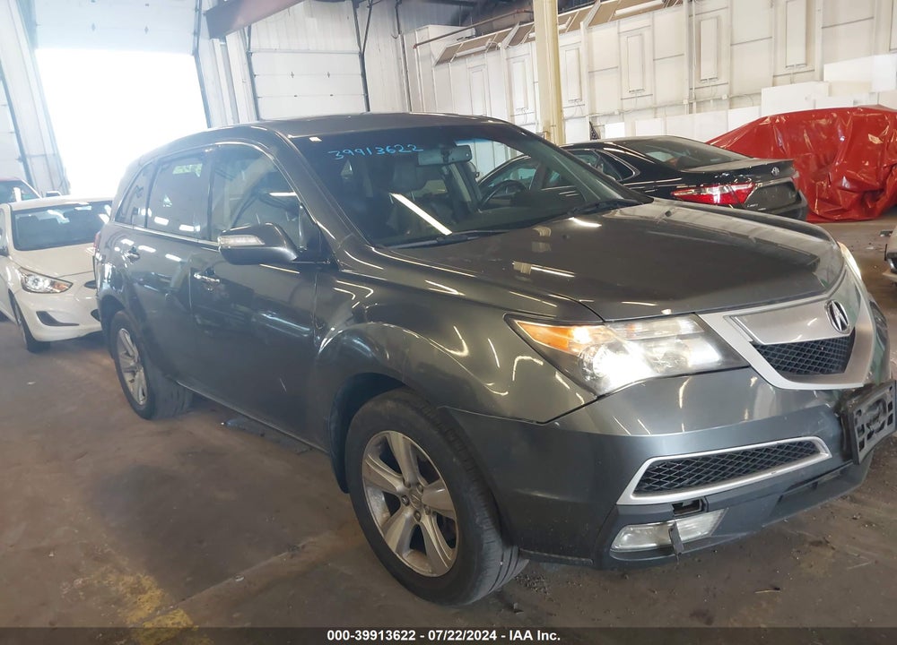 2011 ACURA MDX VIN: 2HNYD2H24BH502608