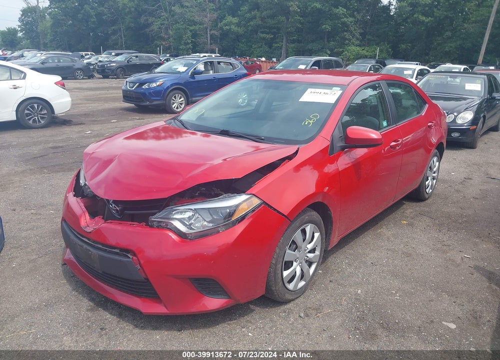 2014 TOYOTA COROLLA LE VIN: 2T1BURHE7EC133787