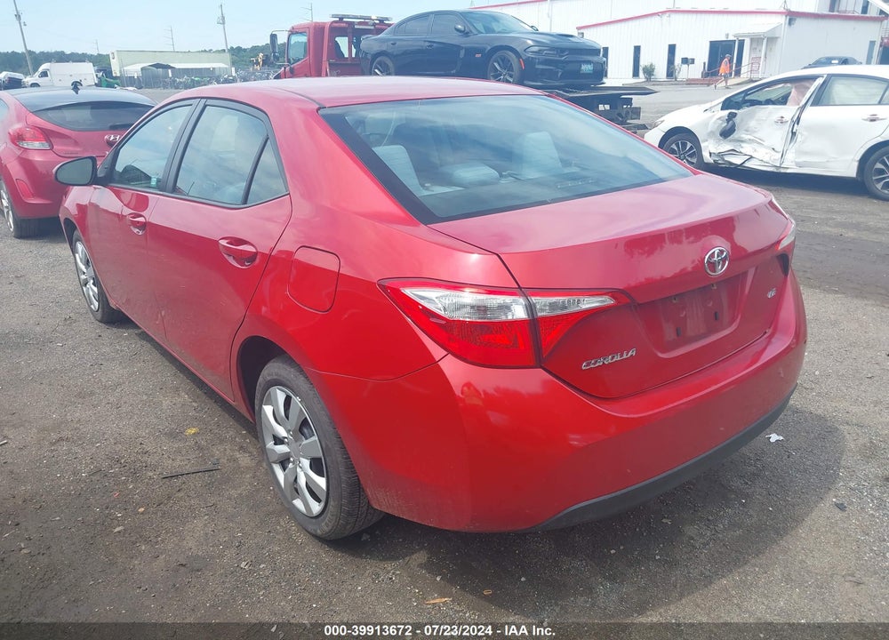 2014 TOYOTA COROLLA LE VIN: 2T1BURHE7EC133787