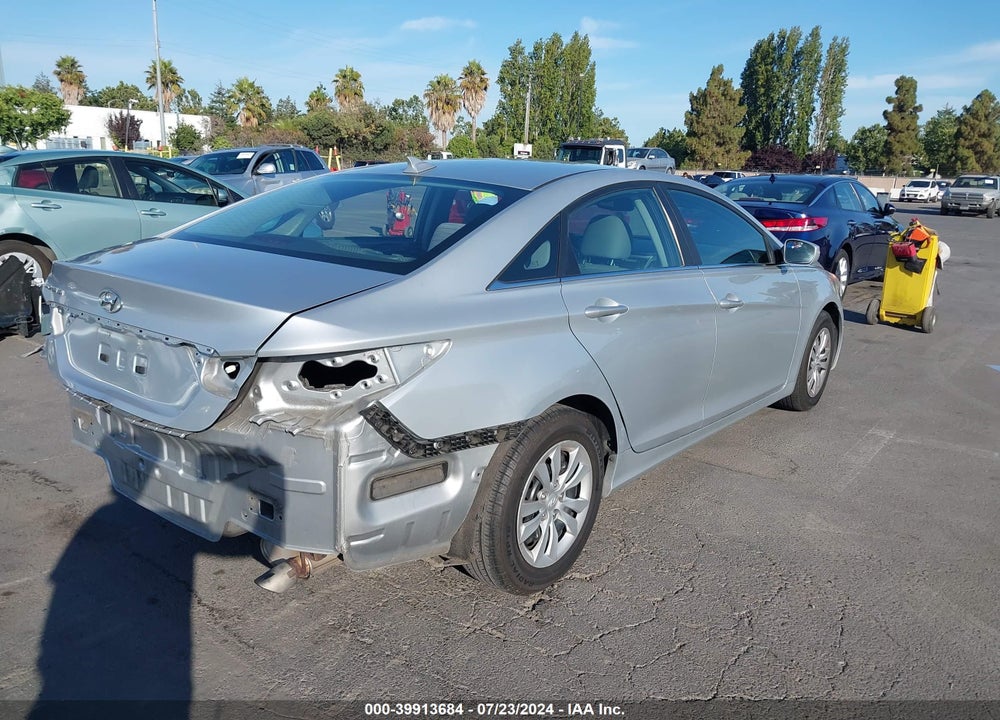 2012 HYUNDAI SONATA GLS VIN: 5NPEB4AC7CH450056