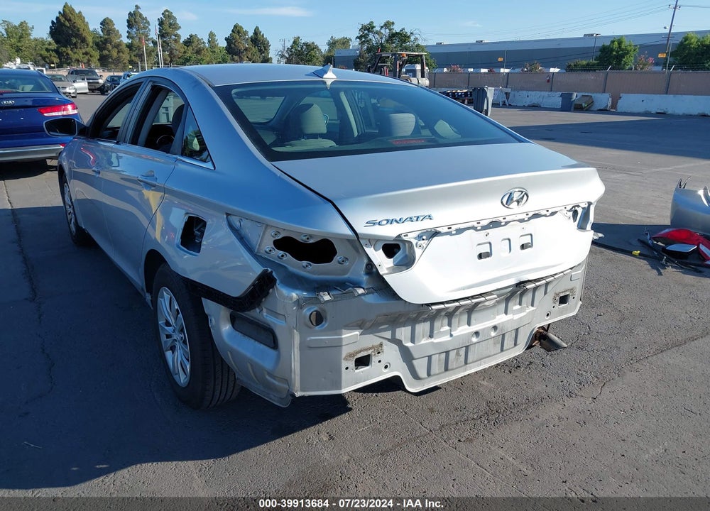 2012 HYUNDAI SONATA GLS VIN: 5NPEB4AC7CH450056