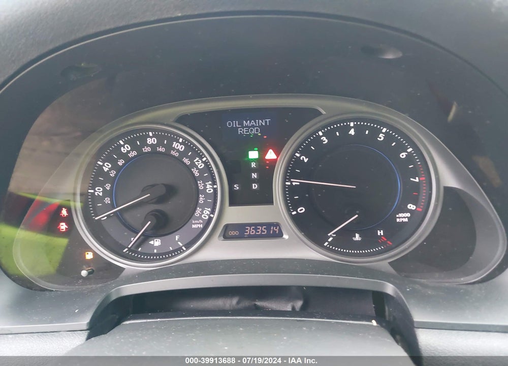 2009 LEXUS IS 250 VIN: JTHBK262095094399