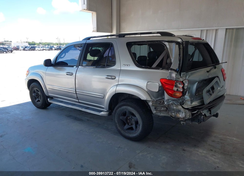 2002 TOYOTA SEQUOIA SR5 V8 VIN: 5TDZT34A02S070083