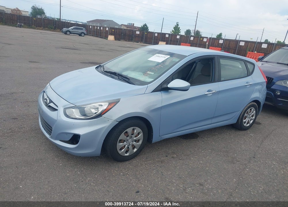 2013 HYUNDAI ACCENT GS VIN: KMHCT5AE8DU140433