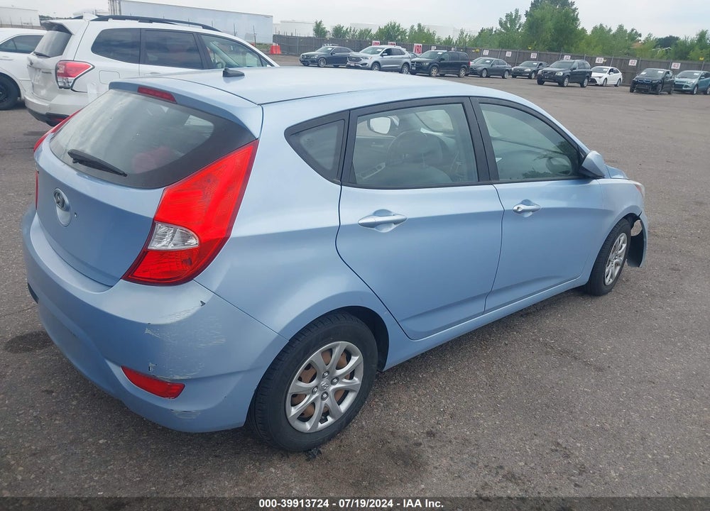 2013 HYUNDAI ACCENT GS VIN: KMHCT5AE8DU140433