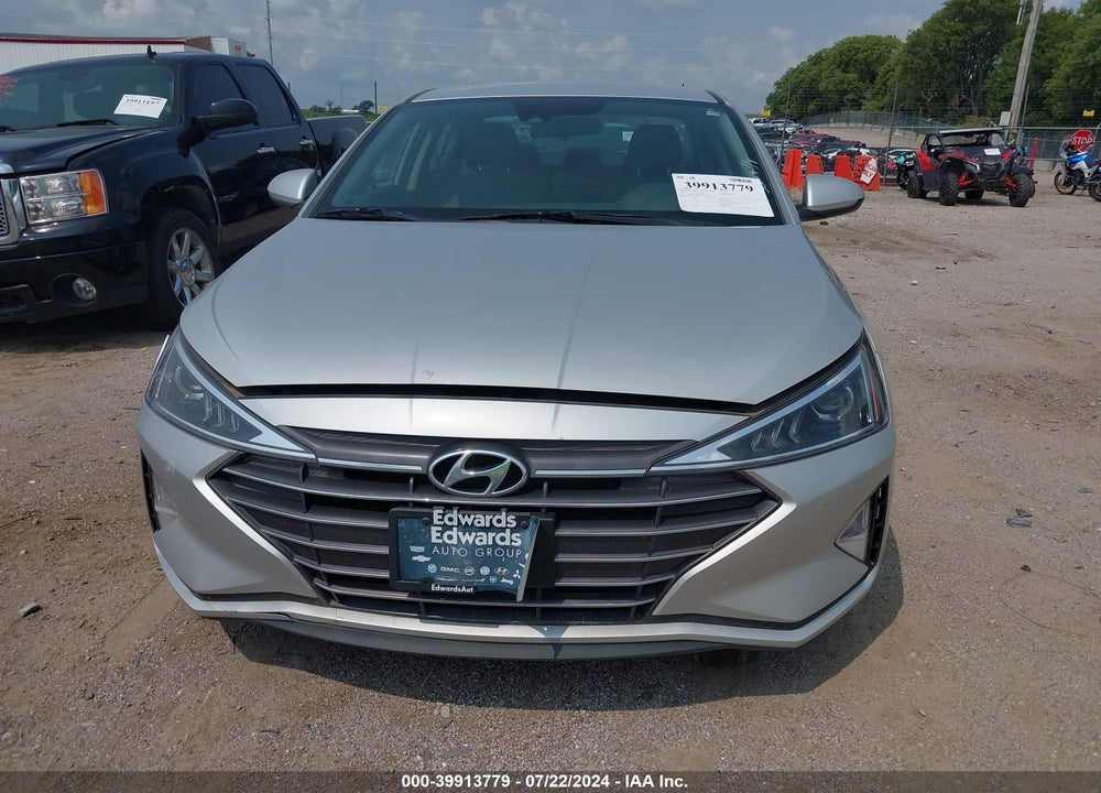 2019 HYUNDAI ELANTRA SEL VIN: 5NPD84LF9KH449524