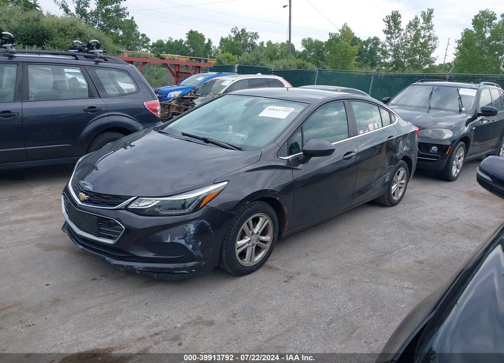 2016 CHEVROLET CRUZE LT AUTO VIN: 1G1BE5SM3G7284547